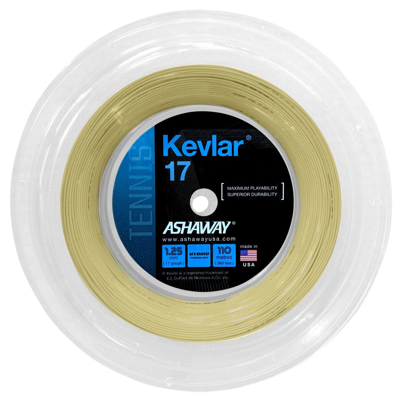 Ashaway Kevlar 17 1.25mm 110M Reel 3 Ashaway Kevlar 17 1.25mm 110M Reel