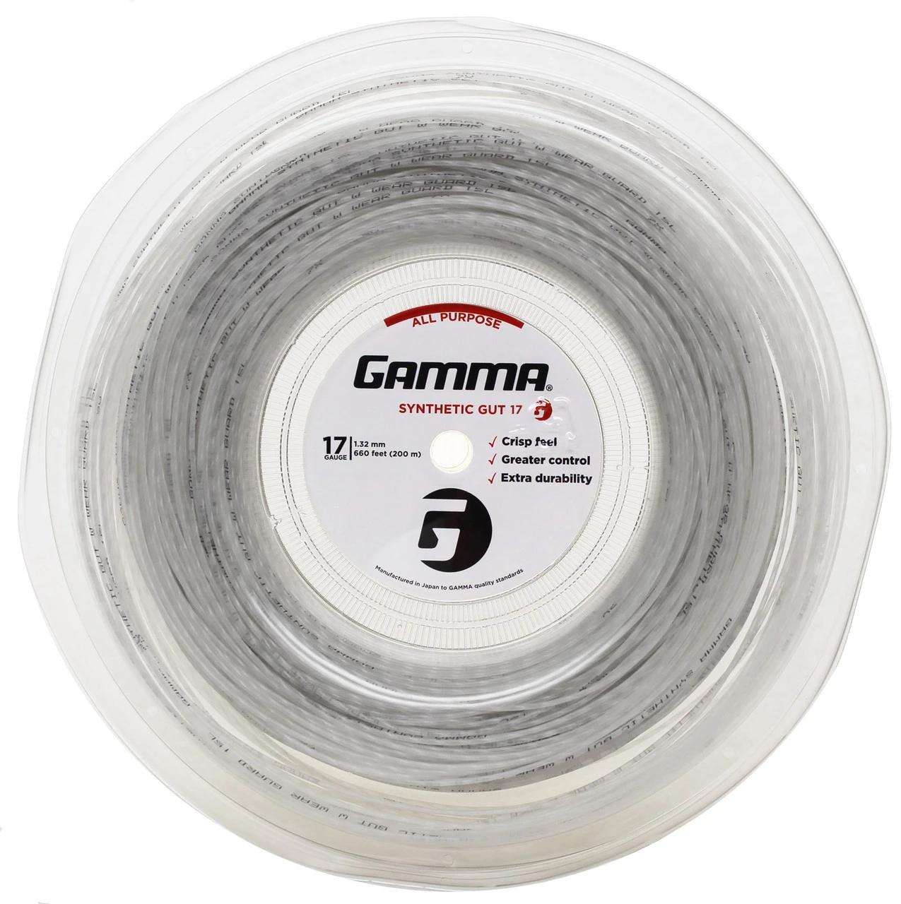 Gamma Synthetic Gut WearGuard 17 1.27mm 200M Reel 3 Gamma Synthetic Gut WearGuard 17 1.27mm 200M Reel