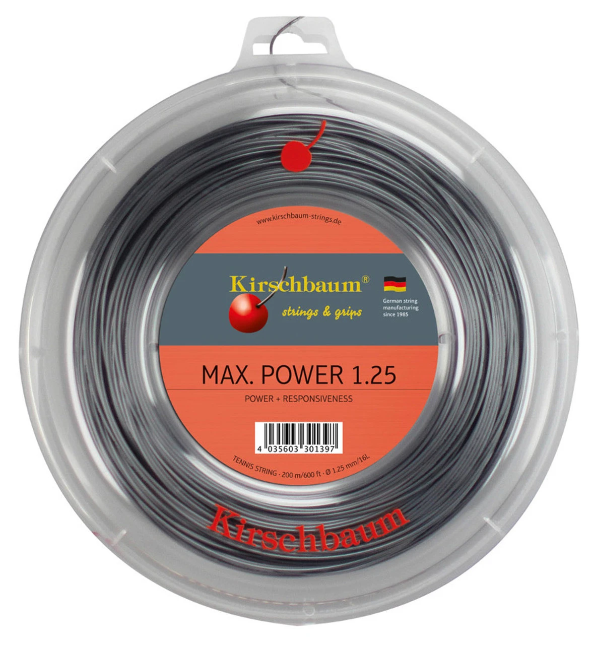 Kirschbaum Max Power 17 1.25mm 200M Reel