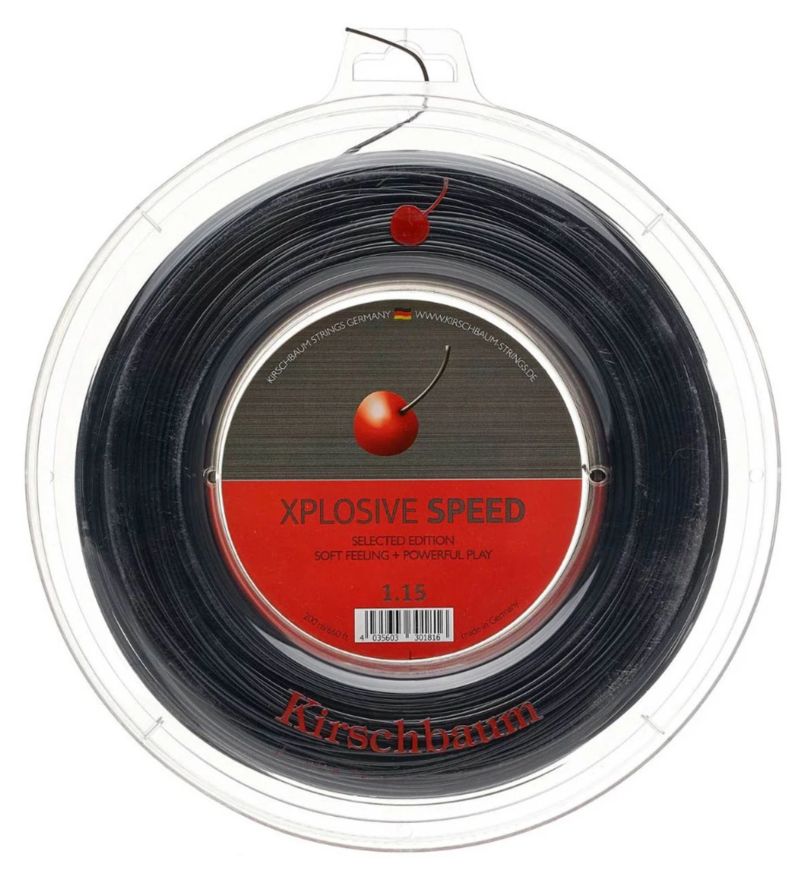 Kirschbaum Xplosive Speed 19 1.13mm 200M Reel 3 Kirschbaum Xplosive Speed 19 1.13mm 200M Reel