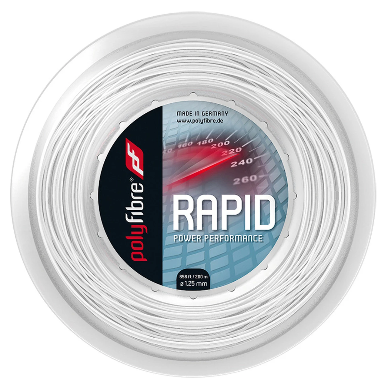 Polyfibre Rapid 16L 1.25mm 200M Reel 3 Polyfibre Rapid 16L 1.25mm 200M Reel