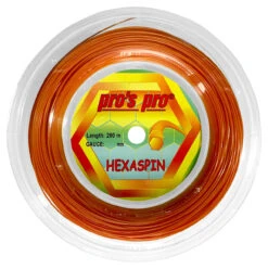 Pro's Pro Hexaspin 16 1.30mm 200M Reel -Sports Store pros pro hexaspin 16 1 30mm 200m reel orange 84630 64960.1698770181