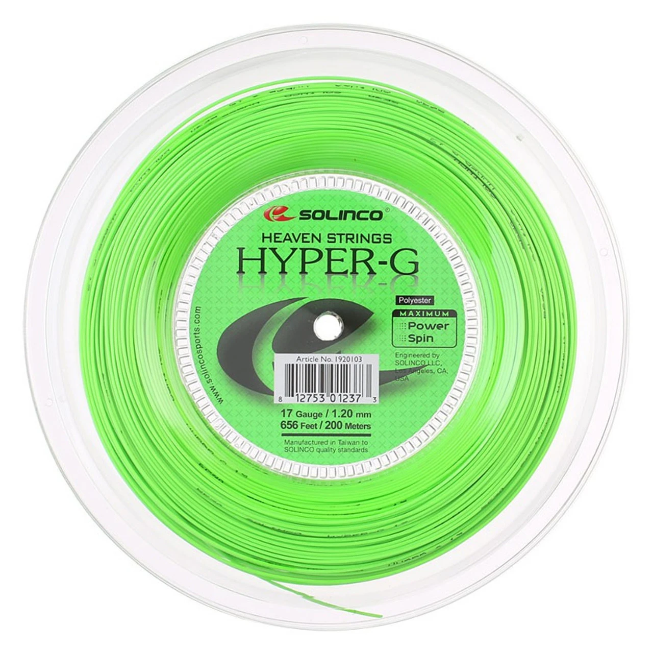 Solinco Hyper-G 17 1.20mm 200M Reel 3 Solinco Hyper-G 17 1.20mm 200M Reel