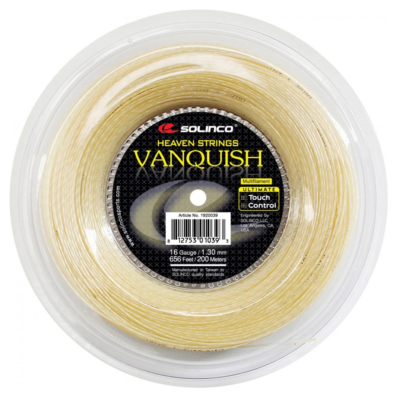 Solinco Vanquish 16 1.30mm 200M Reel 3 Solinco Vanquish 16 1.30mm 200M Reel