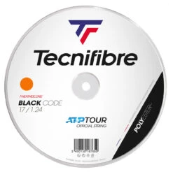 Tecnifibre BlackCode 17 1.24mm 200M Reel -Sports Store tecnifibre blackcode 17 1 24mm 200m reel orange 81269 55075.1698769944