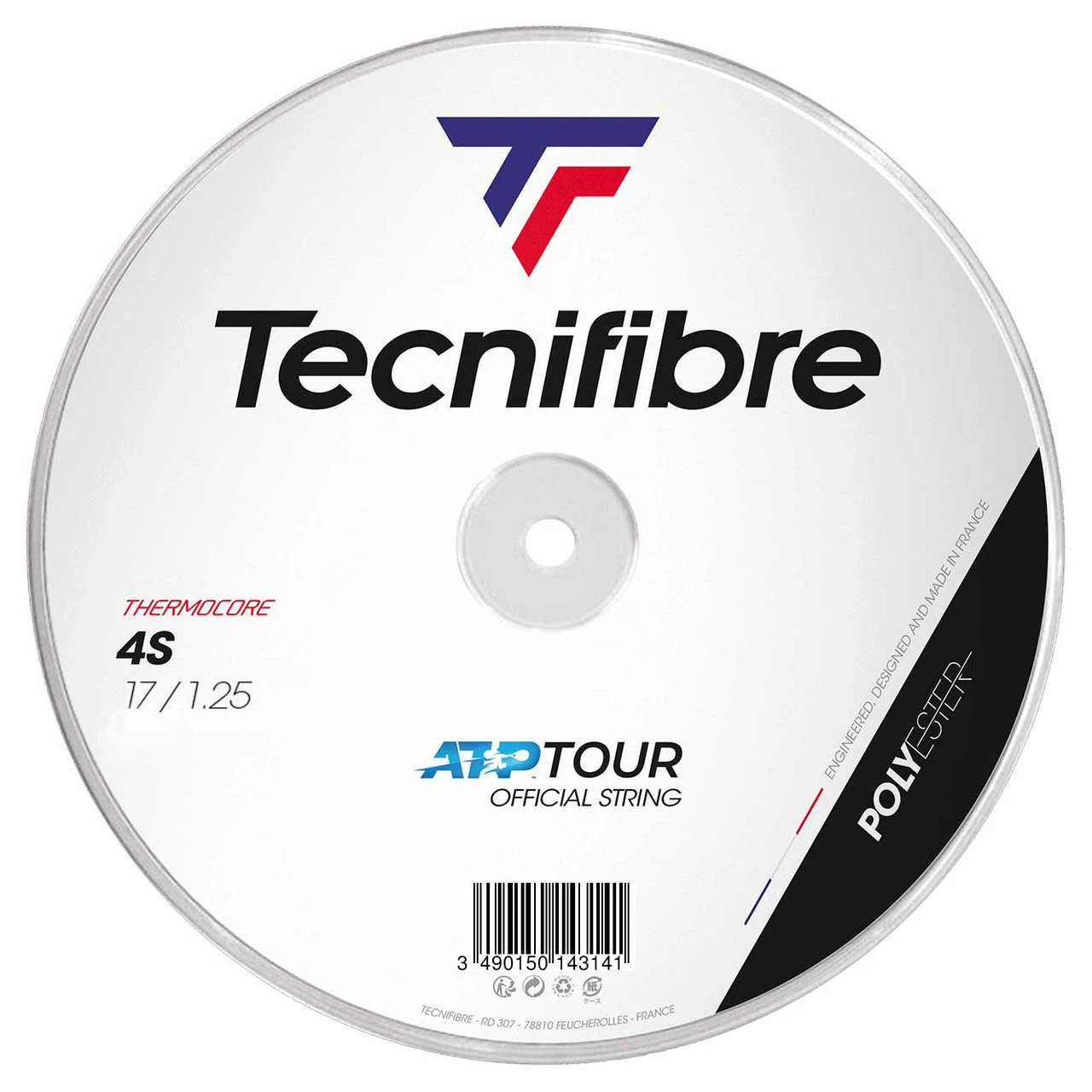 Tecnifibre 4S 17 1.25mm 200M Reel 3 Tecnifibre 4S 17 1.25mm 200M Reel
