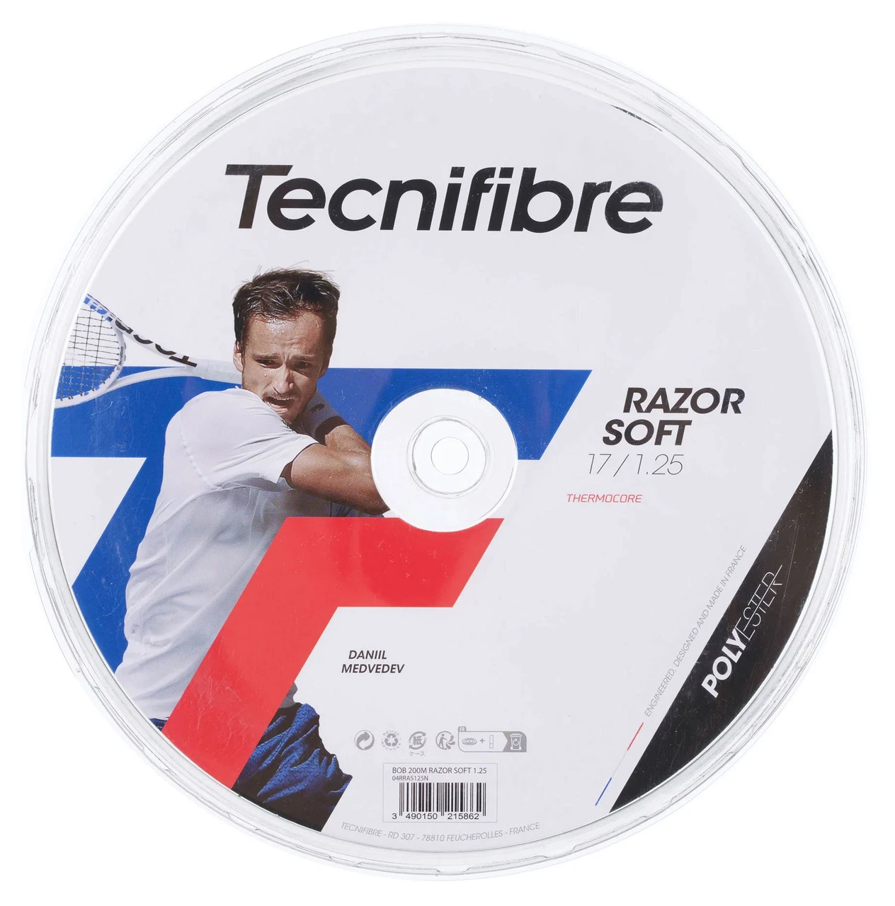 Tecnifibre Razor Soft 17 1.25mm 200M Reel 3 Tecnifibre Razor Soft 17 1.25mm 200M Reel