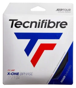 Tecnifibre X-One Biphase 17 1.24mm Set -Sports Store tecnifibre x one biphase 17 1 24mm set black 40281 70273.1698770313