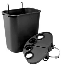 Tourna Tennis Court Tidy Bin -Sports Store tourna tennis court tidy bin black 98165 58233.1698771160