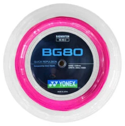 Yonex BG80 0.68mm Badminton 200M Reel -Sports Store yonex bg80 0 68mm badminton 200m reel pink 07582.1710948824